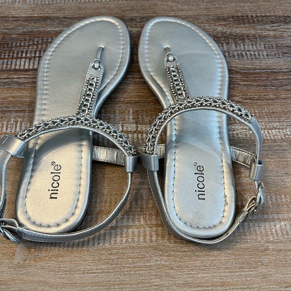 Nicole Chain Embellished Sandals - Picture 2 of 3